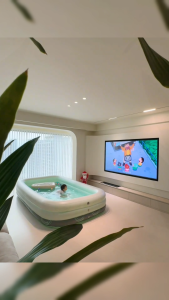 BEIGE Kolam Renang Anak 4M Super Tebal 4 Lapis Anti Bocor Anti Sobek untuk Usia 1-12 Tahun