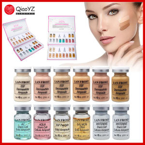 QiaoYZ Original BB Cream Glow Booster Starter Kit Dermawhite BB&CC Cream Treatment Ampoule Serum For Brightening Whitening Acne Face Skin Care Serum Essence For DRS Microneedling