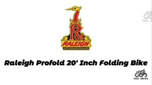 Raleigh Profolds Folding Bike Bicycle 20" Inch With Shimano Tourney 8 Speed Gear Group Set / Blue -  (Blue / Silver)