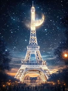 Iconic Eiffel Tower Paris Landscape Jigsaw Puzzle 500/1000/1200/2000PCS Stress Relief Puzzle Wall Art Decor Gift