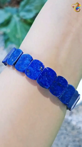 Graduation Grade Lapis Shou Pai Bracelet