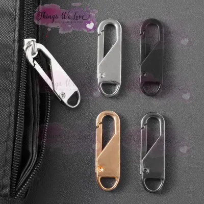 [SG] [FREE SHIP] Hook On Zipper Zip Handle Holder Replacement Tip Catch Replace Spoil Broken Damaged Zippers