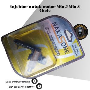 Injektor mio m3 - soul gt 125 - xride 125 - mio s - mio z 4 lubang standart injeksi