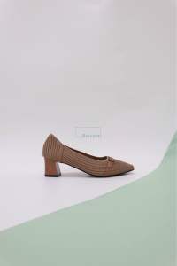 Brevinni Giada Block Heels || Sepatu Block Heels Wanita || heels tahu || tapak tahu ||