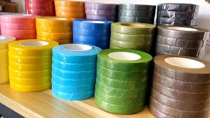 Cuộn Băng Keo Sáp Quấn Cành Hoa Kẽm Nhung 1.2cm Làm Đồ Trang Trí Handmade DIY