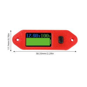 Universal Battery Level Indicator DC4-55V 0.96-inch Voltage Meter Ternary Lithium/Lead Acid Battery for EV Power Storage
