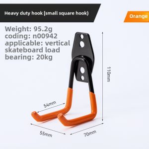 Modern Minimalist Badminton Racket Storage Rack Wall Mounted Display Hook Set Home Use Gymnasium Iron Material Organizer