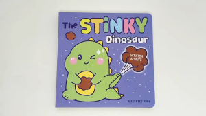 The Stinky Dinosaur Scratch & Sniff Board Book For Kids & Toddlers To Scratch & Smell