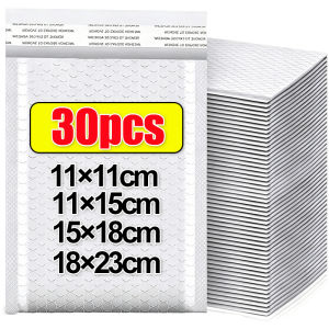 30/10PCS Plastic Bubble Envelopes Bag Waterproof Foam Adhesive Self Seal Packing Bag Mailers Shipping Envelope Storage Organizer