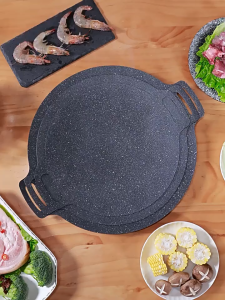Chảo Đá Đa Năng Mad Shark Đức Chảo Nướng Thịt Không Dầu BBQ Chảo Chống Dính Gia Đình Dã Ngoại Cao Cấp