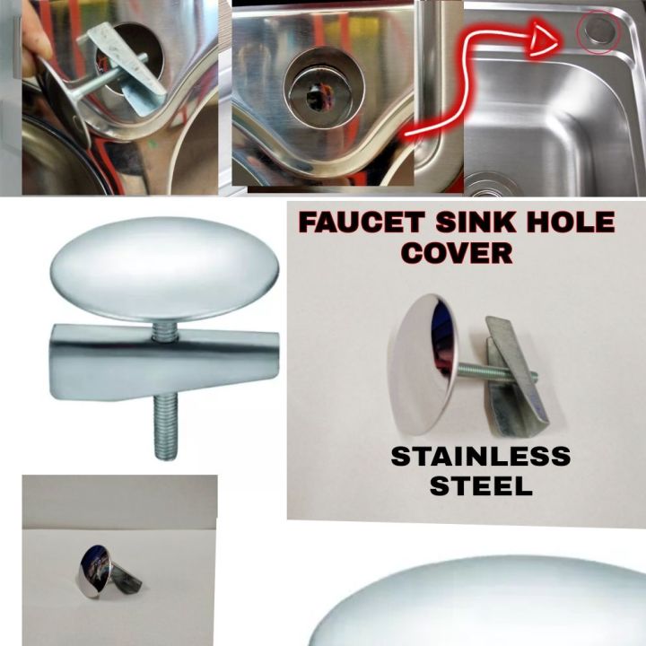 SINK FAUCET HOLE COVER STAINLESS STEEL Lazada PH