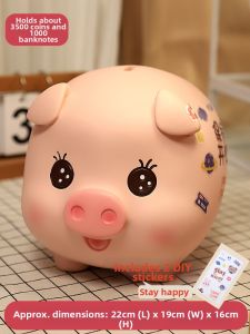 Pig Shaped Savings Bank for Kids Boys and Girls