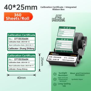 DTPrinter | Matte Silver Colorful Waterproof Thermal Transfer Label Tape
