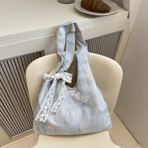 Túi Xách Đeo Vai Thêu Phong Cách Mới 2025 Túi Tote Cầm Tay Nghệ Thuật Tươi Mới Túi Xách Nữ Đi Làm Túi Xách Nữ Túi Xách Nữ