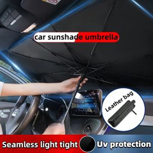 Car Sunshade Umbrella Front Windshield Sun Shade Foldable Parasol Summer UV Protection Car Heat Insulation Auto universal