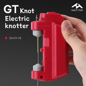 HAUT TON 1pc Electric Fishing Line Knotter Fast Easy Assist GT&PR&FG Knot Suitable For PE Line (0.6-3mm) & Front Line (6-40 lbs)