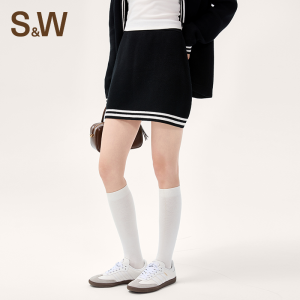 S&W | Slimming Short A-Line Skirt High Waist Small Size