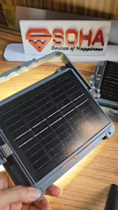 LP-08 Lampu Portable Surya Outdoor Tahan Air Lampu Tenda Camping Multifungsi Emergency Powerbank