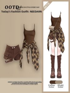 NEEDARNA | Edgy and Stylish Western Mauve Denim Outfit