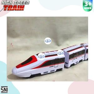 OG Mainan Kereta Cepat High Speed 4 gerbong Train KCIC IT194