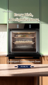 [NEW] FUJIOH - 73L Built-in Combi Steam Oven with Dual Convection Fan | FV-ML75