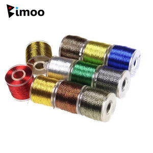 100 Yards/Spool Fishing Rod Building Metallic Thread Wrapping Line for Fishing Guide Eyelet Jig Hook Tying Rod Repairing Line