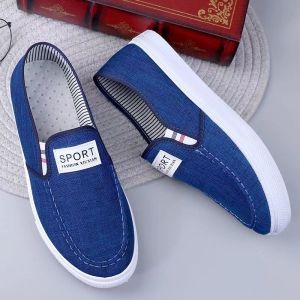 Giày Vải Bắc Kinh Cổ Điển Thoáng Khí Giày Thể Thao Nam Mùa Hè Thường Ngày Giày Bệt Đế Thấp Giày Vải Đơn Mùa Thu