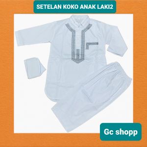 SETELAN ANAK LAKI LAKI KOKO PAKISTAN MANASIK HAJI ANAK ANAK