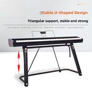 Metal U-Shaped Keyboard Piano Stand Music Instrument Accessories Electric Piano Stand Home Delivery Other Shapes Available