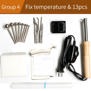 TUNGFULL DIY Fabric Flowers Ironing Tool Set 8-18 Heated Heads Soldering Iron 220V/110V Craft Tool for Artificial Flower Making
