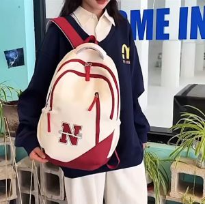 กระเป๋าเป้ กระเป๋าสะพายหลัง วัยรุ่น วัยเรียน กระเป๋านักเรียน สไตล์เกาหลี จุของได้เยอะ พร้อมส่ง 4 สี
