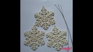 Snowflake Gantungan Pohon Natal Dekorasi Christmas Snow Flake