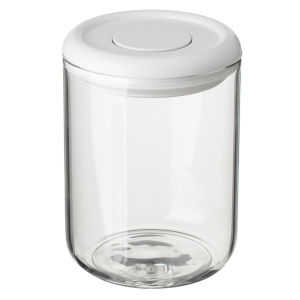 LANJIAOLUO | Moisture Proof Partitioned Storage Press-type Glass Container