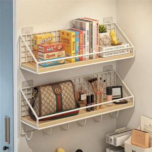 Hanging No-drilling Storage Rack Wall Bed Organizer