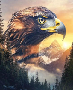 Paint By Numbers Kit for Adults Stress Relief Wolf Animal PatternDIY Hand Painted Canvas Digital Oil Painting Wall Decor
