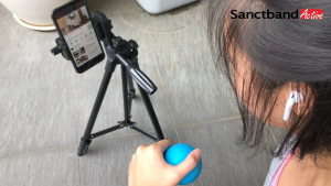 Sanctband Active Trigger Point Massage Ball Gym  Lacrosse Ball Yoga Pilates Myofascial Mobility Therapy Ball Amber Colour