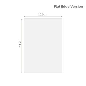 Matte Finish Postcard Protector Sleeve Flat Mouth Small Card Album Cover for Pokemon Yu-Gi-Oh Ultraman Movie Snacks Storage