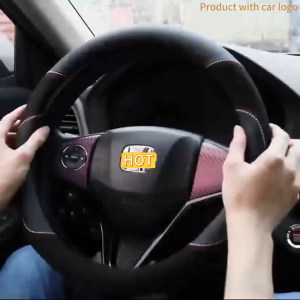 MG Alcantara D-Shaped Steering Wheel Cover Anti Slip Sweatproof Universal Fit 5 ZS GT HS