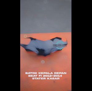 Batok Kepala Depan BEAT FI 2012-2014 Stater Kasar Hitam / Cover Batok Bagian Depan