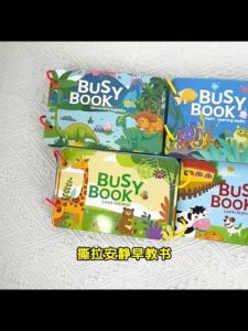 Buku Senyap Sibuk Bahasa Inggeris Kanak Kanak Buku Belajar Awal Pelekat Belajar Prasekolah Kreatif English Busy Quiet Book for Kids Toddler Learning Sticker Flip Book Preschool Educational Activity Gift Children 英文安静书忙碌书儿童早教翻翻贴纸书幼儿园启蒙学习书创意奖励小礼物互动伴手礼 B057