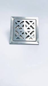 Phễu Sàn Vuông Inox 15x15cm Phễu Sàn Chống Hôi Inox 201 3 Lớp Dày Phi 60 90 (HG01)