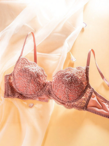 Push-Up Prevents Drooping Soft Underwire Lifting Womens Bra Set
