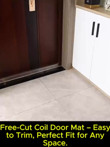 Waterproof Anti-Slip PVC Coil Bath Mat Thickened Silk Loop Door Mat Dirt Resistant Home Bathroom Entrance Floor Mat 浴室地垫