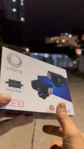 Lampu Tembak Vinyx GT1 PLUS kipas Sorot LED Laser Gun D3 Motor Grill Mobil Lasergun 30 Watt 2 Warna