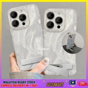 Redmi 9A 9C 9T 10 10A 10C 12 12C 13 13C 14C Note 9s 9 Pro 10 10s 10 Pro 11 11s 11 Pro 12 12 Pro 13 13 Pro 13 Pro+ Plus 14 14 Pro+ feather fur metal stand holder casing 手机壳