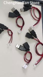 ChengHaoRan 1PC USB Male Female Head Power Cable TO XH2.54 PH2.0 Male 1.25 Female 2Pin Air Docking Terminal Cable