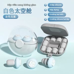 Nút Bịt Tai Cách Âm Khi Ngủ Làm Từ Silicon Tái Sử Dụng Giảm Tiếng Ồn Chống Tiếng Ồn Lớn Nút Bịt Tai Du Lịch Giúp Học Tập Và Thư Giãn Tốt Hơn