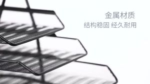 Rak Kertas Dokumen Surat 3 Susun / Paper Document Letter Tray 3 Tier