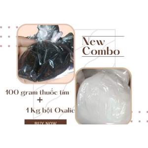 [HCM] combo 1 kg bột chanh (tẩy trắng )+ 100gr tím tẩy mốc quần áo ố vàng thâm kim