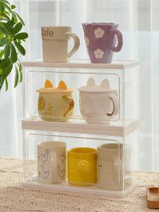 YA JIA LI JIA | Dustproof Transparent Cup Organizer Rack